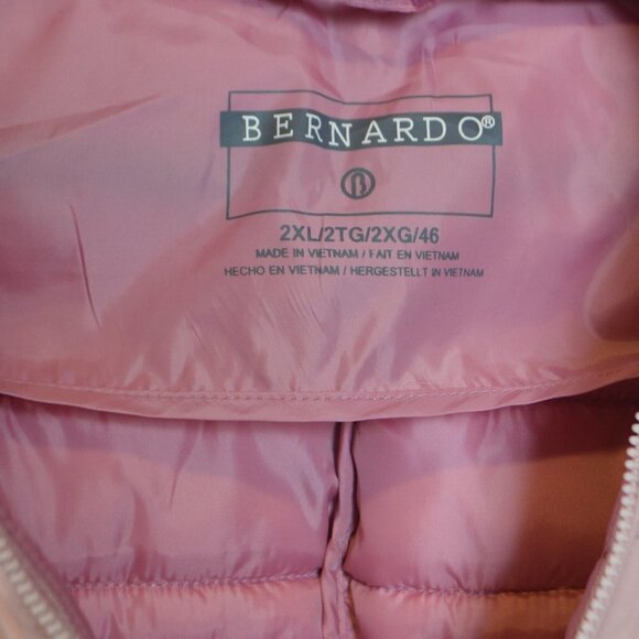 Bernardo Pink Padded Short Jacket / Coat 2XL - Picture 4 of 4